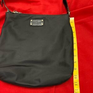 kate spade Black Nylon Shoulder Crossbody with Gold Hardware